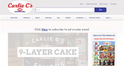 Desktop Screenshot of carliecs.com